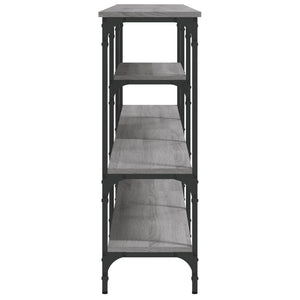 Τραπέζι Κονσόλα Γκρι Sonoma 160x29x80 εκ. Επεξεργασμένο Ξύλο - Pakobazaar