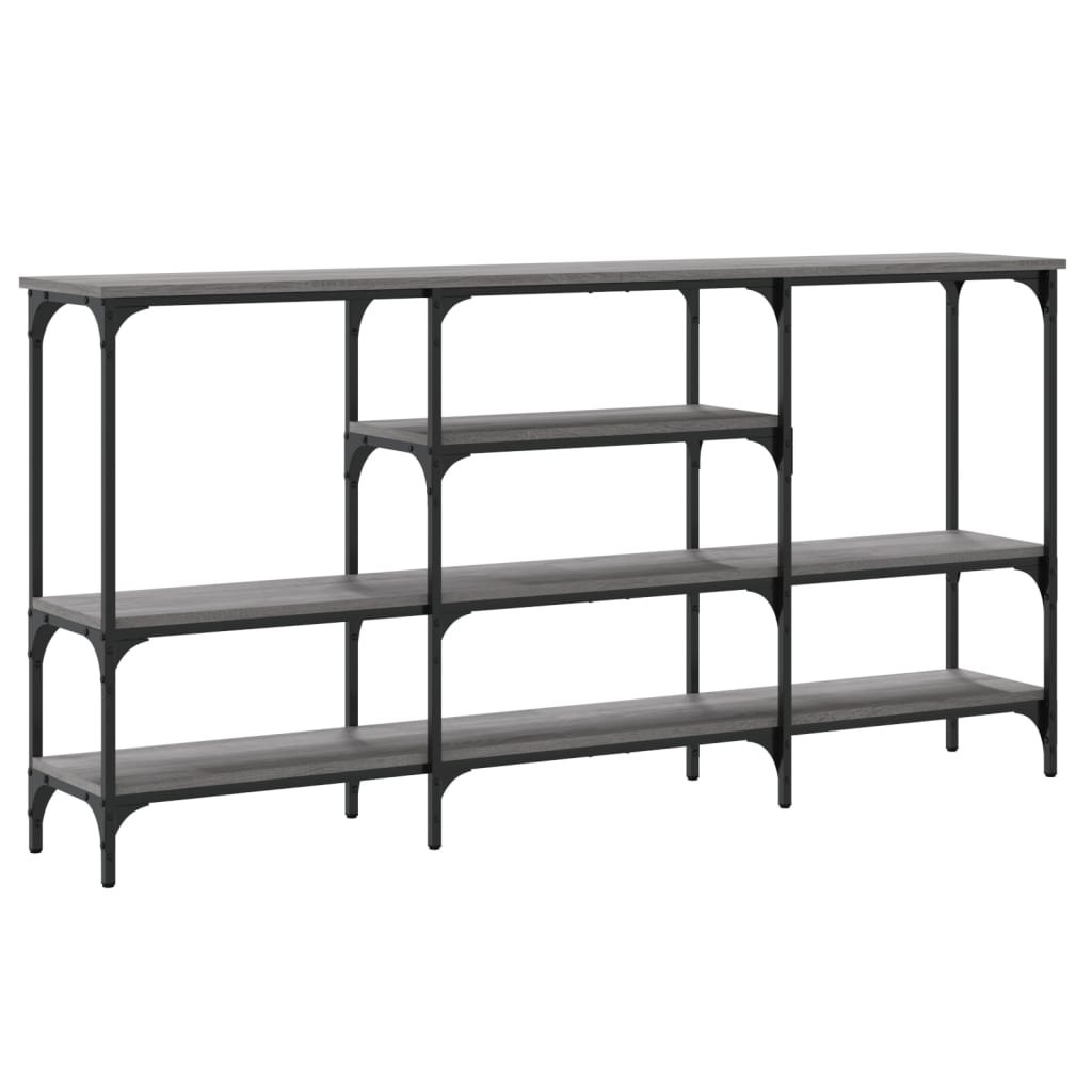 Τραπέζι Κονσόλα Γκρι Sonoma 160x29x80 εκ. Επεξεργασμένο Ξύλο - Pakobazaar