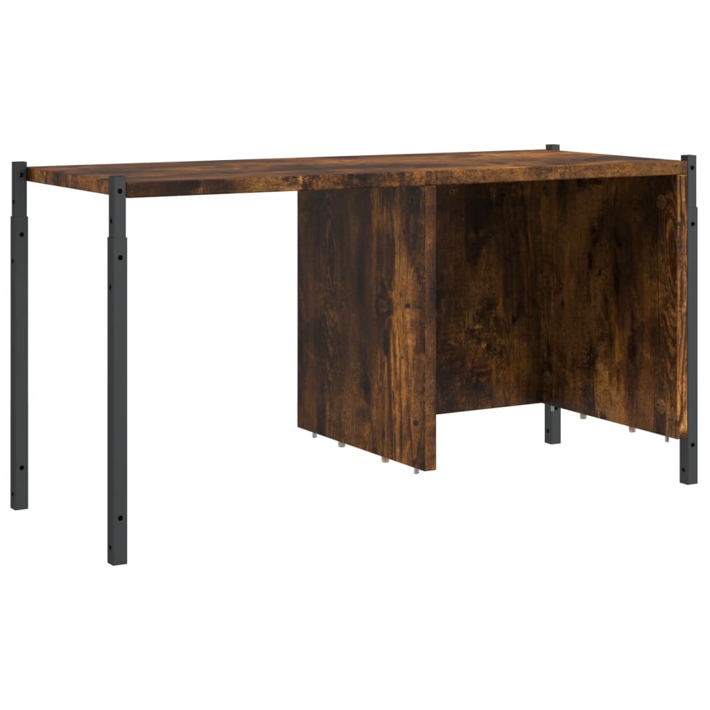 Βιβλιοθήκη Καπνιστή Δρυς 72x28x172εκ. από Επεξεργασμένο Ξύλο