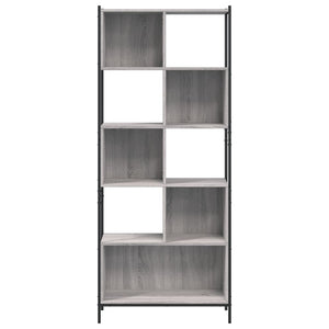 Βιβλιοθήκη Γκρι Sonoma 72 x 28 x 172 εκ. από Επεξεργασμένο Ξύλο