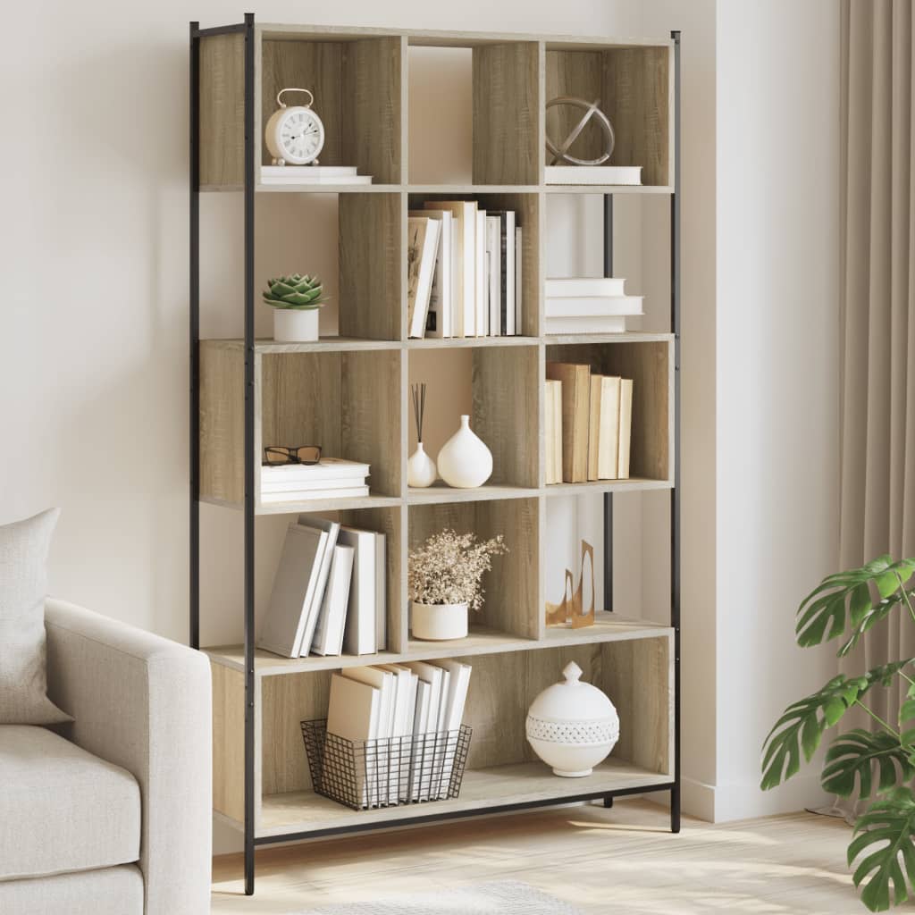 Βιβλιοθήκη Sonoma Δρυς 102 x 28 x 172εκ. από Επεξεργασμένο Ξύλο