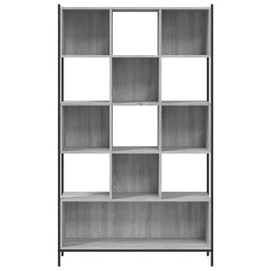 Βιβλιοθήκη Γκρι Sonoma 102 x 28 x 172εκ. από Επεξεργασμένο Ξύλο