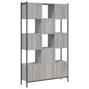 Βιβλιοθήκη Γκρι Sonoma 102 x 28 x 172εκ. από Επεξεργασμένο Ξύλο