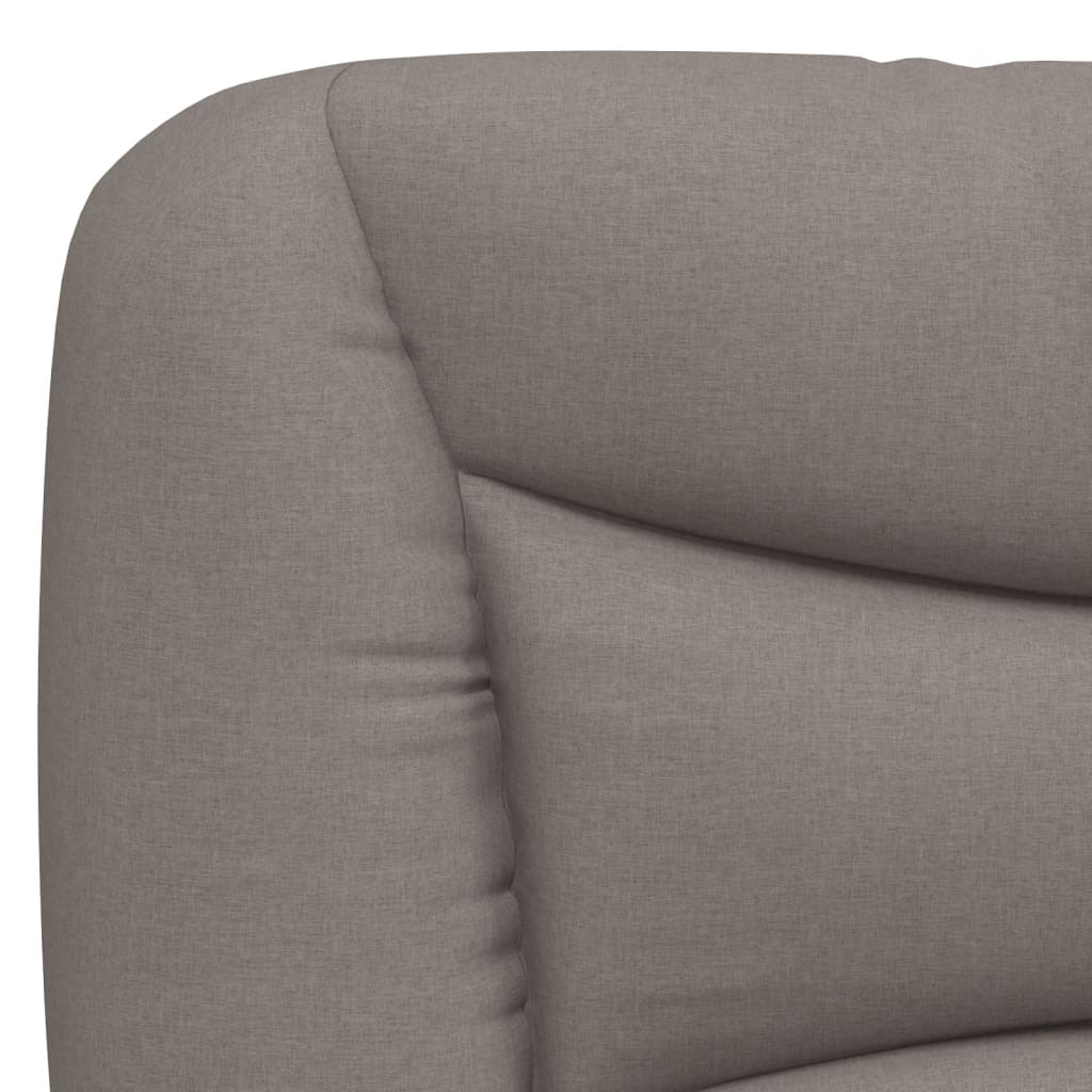 Σκελετός Κρεβατιού Χωρίς Στρώμα Hvar Taupe 120x200 εκ. Υφασμάτινο