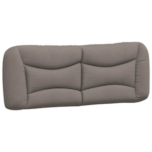 Σκελετός Κρεβατιού Χωρίς Στρώμα Hvar Taupe 140x190 εκ. Υφασμάτινο