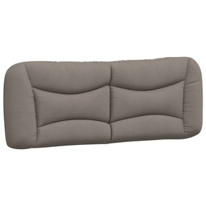 Σκελετός Κρεβατιού Χωρίς Στρώμα Hvar Taupe 140x200 εκ. Υφασμάτινο
