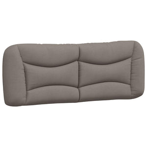Σκελετός Κρεβατιού Χωρίς Στρώμα Hvar Taupe 180x200 εκ. Υφασμάτινο