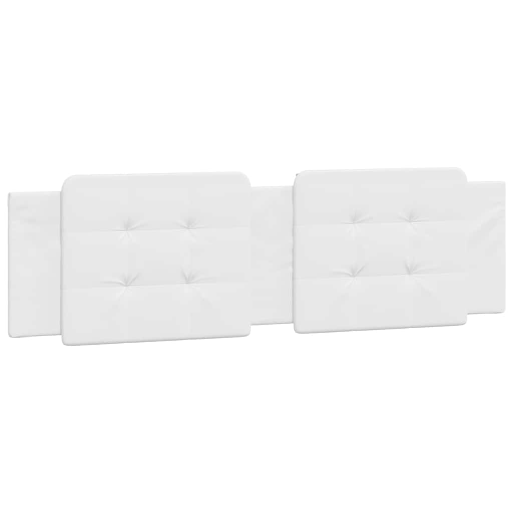 Σκελετός Κρεβατιού Χωρίς Στρώμα Zadar Λευκό 180x200 εκ. Συνθετικό Δέρμα