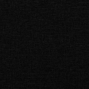 Κρεβάτι με Στρώμα Dover Μαύρο 120x200 εκ. Υφασμάτινο