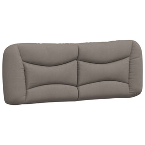 Κρεβάτι με Στρώμα Hvar Taupe 140x190 εκ. Υφασμάτινο