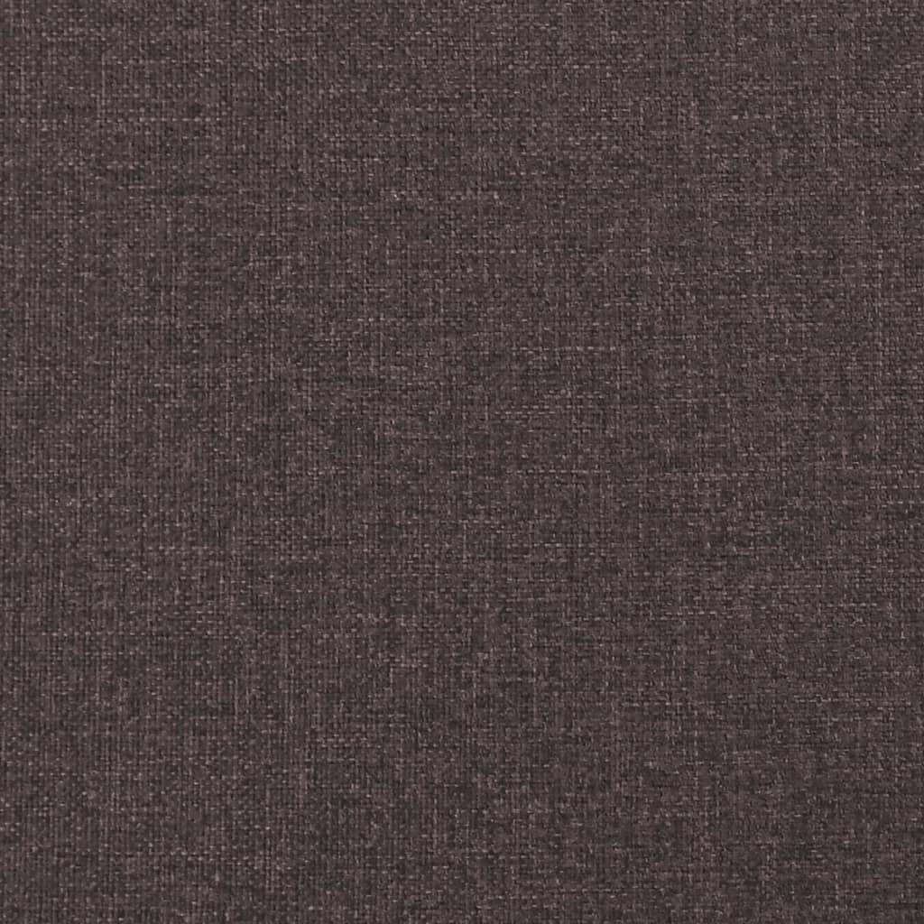 Κρεβάτι με Στρώμα Hvar Σκούρο Καφέ 160x200 εκ Υφασμάτινο - Pakobazaar