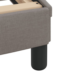 Κρεβάτι με Στρώμα Hvar Taupe 160x200 εκ. Υφασμάτινο
