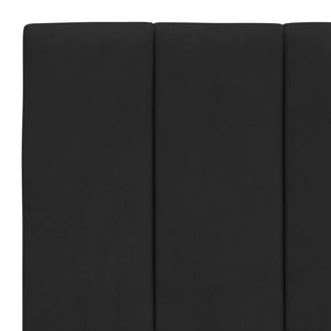 Κρεβάτι με Στρώμα Hanko Μαύρο 80 x 200 εκ. Βελούδινο - Pakobazaar
