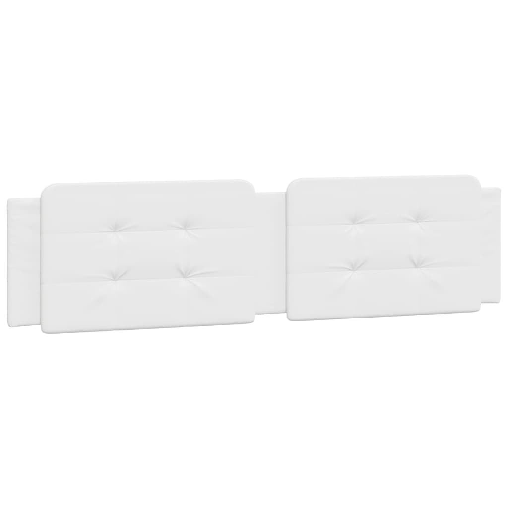 Κρεβάτι με Στρώμα Zadar Λευκό 160x200εκ.από Συνθετικό Δέρμα