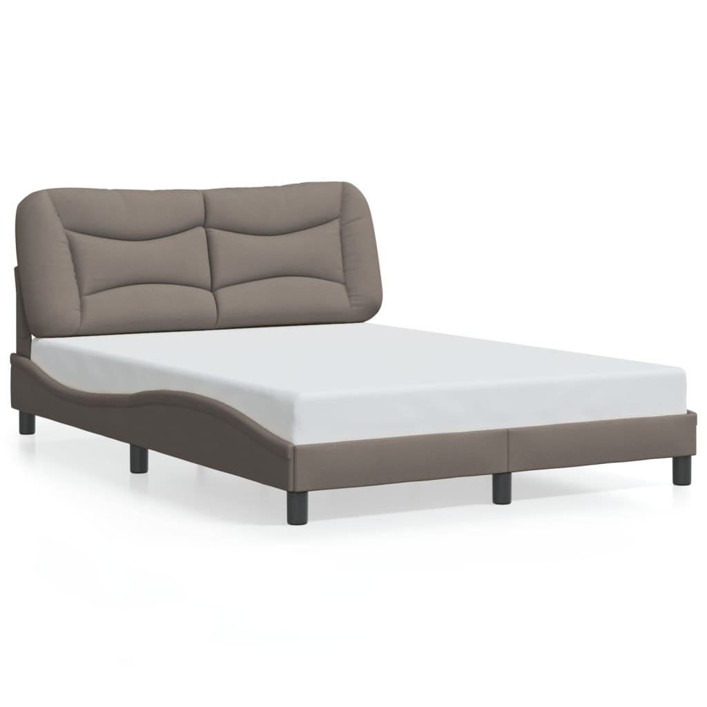 Σκελετός Κρεβατιού με LED Χωρίς Στρώμα Hvar Taupe 120x200 εκ.