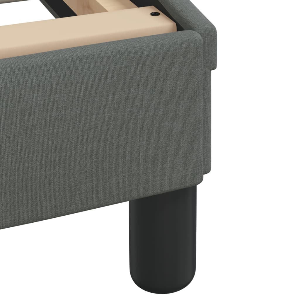 Σκελετός Κρεβατιού με LED Χωρίς Στρώμα Hvar Γκρι 140x200 εκ.