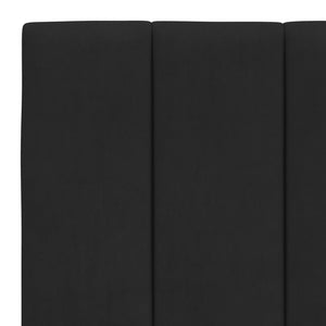 Πλαίσιο Κρεβατιού με LED χωρίς Στρώμα Hanko Μαύρο 180 x 200 εκ. Βελούδινο