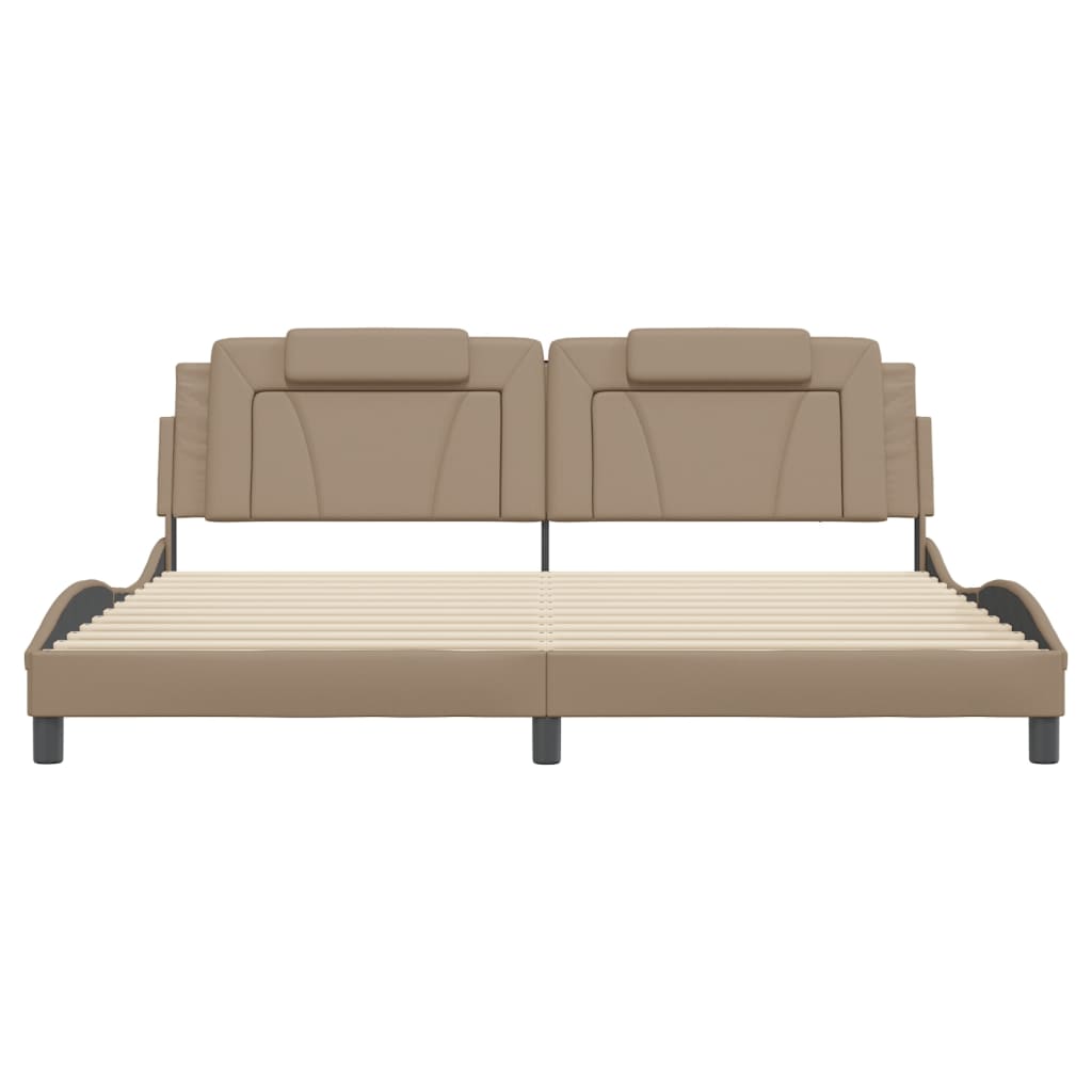 Πλαίσιο Κρεβατιού Viana με LED Χωρίς Στρώμα 200x200 εκ.