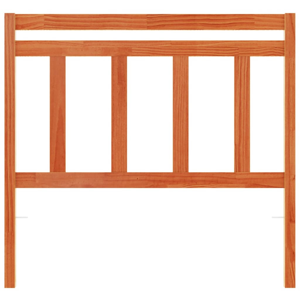 Κεφαλάρι Καφέ Κεριού 100 εκ. από Μασίφ Ξύλο Πεύκου