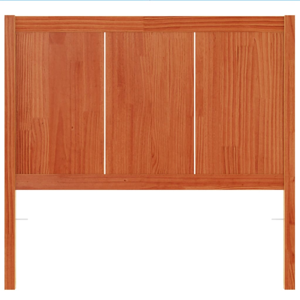 Κεφαλάρι Καφέ Κεριού 100 εκ. από Μασίφ Ξύλο Πεύκου