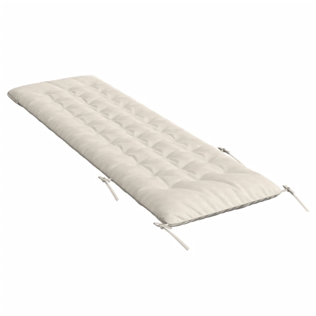 Μαξιλάρι Ξαπλώστρας Κρεμ 160x50x10 εκ. Συνθετικό Καστόρι