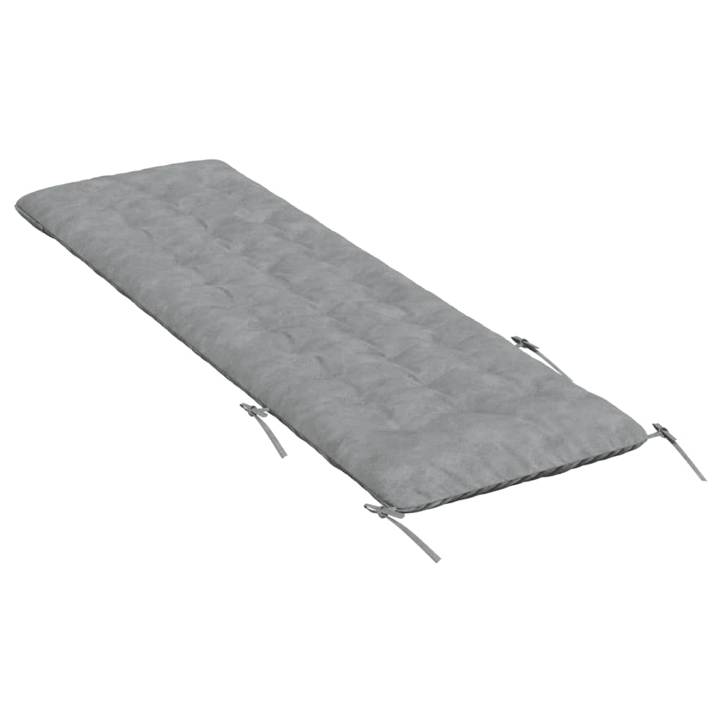 Μαξιλάρι Ξαπλώστρας Γκρι 160x50x10 εκ. Συνθετικό Καστόρι