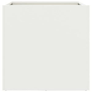 Ζαρντινιέρα Λευκή 42x40x39 εκ. από Χάλυβα