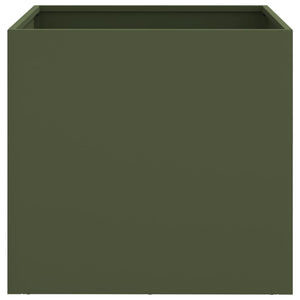 Ζαρντινιέρα Λαδί 42x40x39 εκ. από Χάλυβα