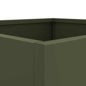 Ζαρντινιέρα Λαδί 42x40x39 εκ. από Χάλυβα