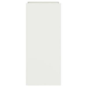 Ζαρντινιέρα Λευκή 32x29x75 εκ. από Χάλυβα