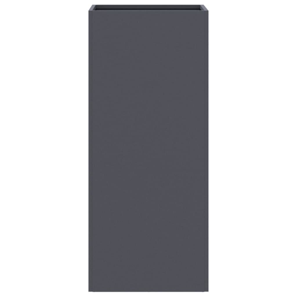 Ζαρντινιέρα Ανθρακί 32x29x75 εκ. από Χάλυβα