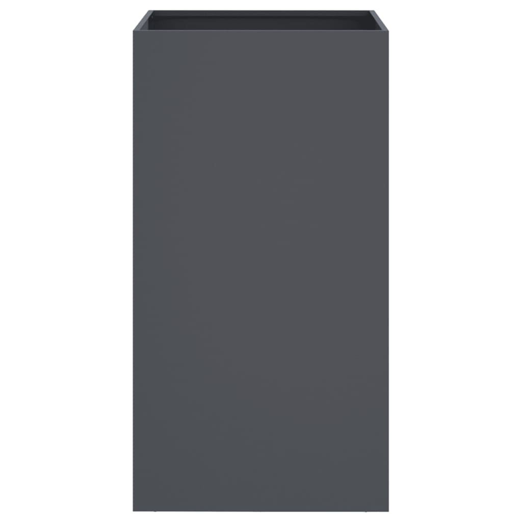 Ζαρντινιέρα Ανθρακί 42x38x75 εκ. από Χάλυβα