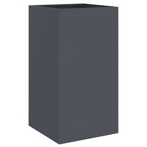 Ζαρντινιέρα Ανθρακί 42x38x75 εκ. από Χάλυβα