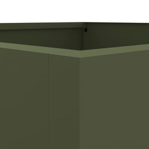 Ζαρντινιέρα Λαδί 42x38x75 εκ. από Χάλυβα