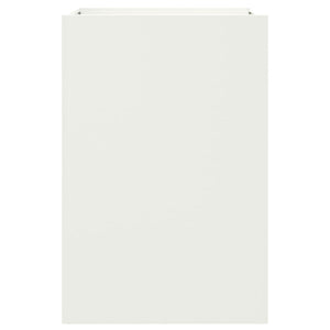 Ζαρντινιέρα Λευκή 52x48x75 εκ. από Χάλυβα