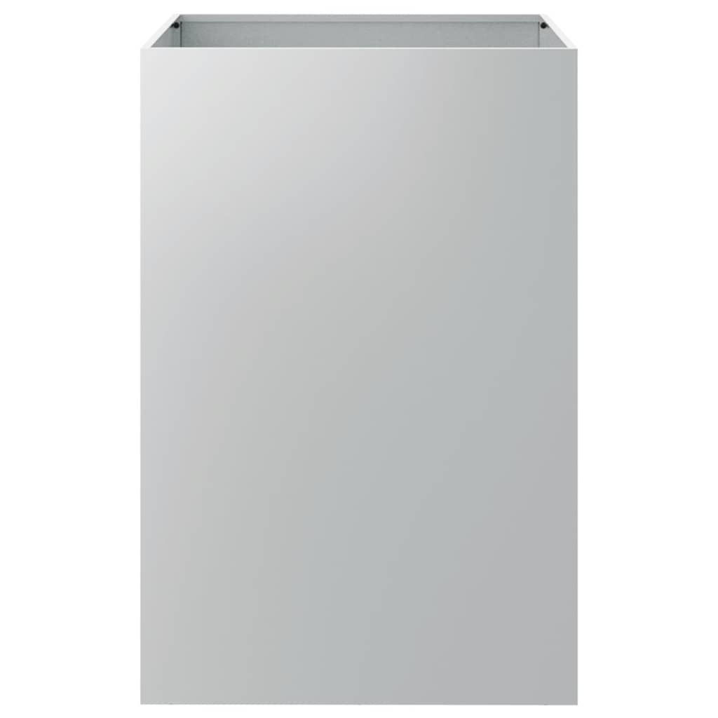 Ζαρντινιέρα Ασημί 52x48x75 εκ. από Γαλβανισμένο Χάλυβα