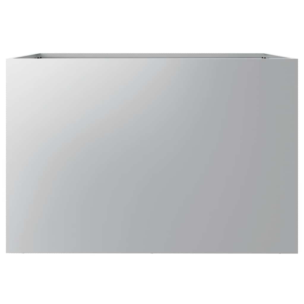 Ζαρντινιέρα Ασημί 62x47x46 εκ. από Γαλβανισμένο Χάλυβα