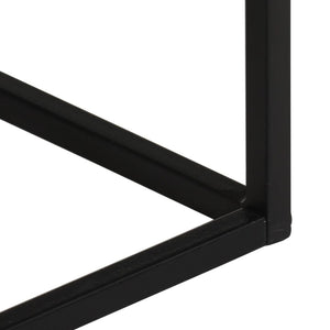 Τραπέζι Κονσόλα 110 x 30 x 75 εκ. από Μασίφ Ξύλο Ακακίας/Σίδηρο - Pakobazaar