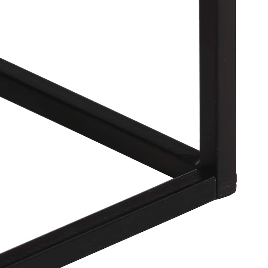 Τραπέζι Κονσόλα 110x30x75 εκ. Μασίφ Ανακυκλωμένο Ξύλο/Σίδηρος - Pakobazaar