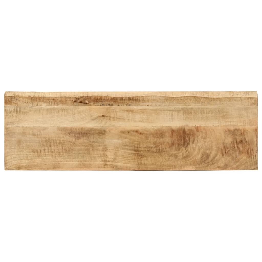 Τραπέζι Κονσόλα με Live Edge 105x33x76 εκ. Μασίφ Ξύλο Μάνγκο