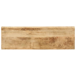 Τραπέζι Κονσόλα με Live Edge 105x33x76 εκ. Μασίφ Ξύλο Μάνγκο