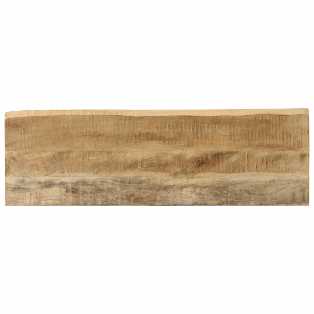 Τραπέζι Κονσόλα με Live Edge 105x33x76 εκ. Μασίφ Ξύλο Μάνγκο