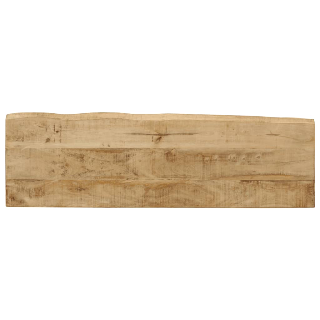 Τραπέζι Κονσόλα με Live Edge 105x33x76 εκ. Μασίφ Ξύλο Μάνγκο
