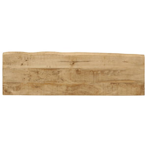 Τραπέζι Κονσόλα με Live Edge 105x33x76 εκ. Μασίφ Ξύλο Μάνγκο