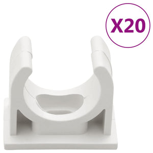 Κανάλι Καλωδίων με Κλιπ Ø20 χιλ. 10 μ. από PVC - PAKOBAZAAR