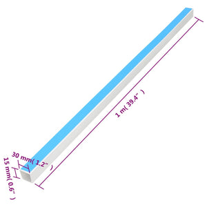 Κανάλι Καλωδίων Αυτοκόλλητο 30 x 15 χιλ. 10 μ. από PVC - Pakobazaar