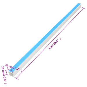 Κανάλι Καλωδίων Αυτοκόλλητο 30 x 20 χιλ. 10 μ. από PVC - PAKOBAZAAR