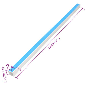 Κανάλι Καλωδίων Αυτοκόλλητο 25 x 25 χιλ. 10 μ. από PVC - Pakobazaar