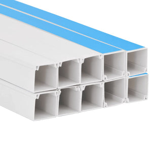 Κανάλι Καλωδίων Αυτοκόλλητο 33 x 33 χιλ. 10 μ. από PVC - PAKOBAZAAR