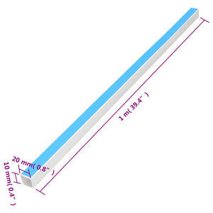 Κανάλι Καλωδίων Αυτοκόλλητο 20 x 10 χιλ. 30 μ. από PVC - PAKOBAZAAR